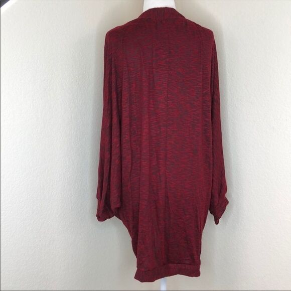 Amelia James Burgundy Allen Batwing Cardigan Size XXL NWT - Picture 4 of 7